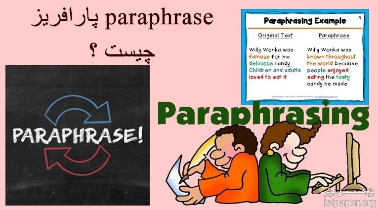 معنی پارافریز paraphrase چیست؟